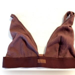 SKIMS Cotton Plunge Bralette